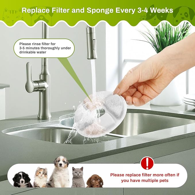 5 Set Cat Water Fountain Filter Replacement - Image 6