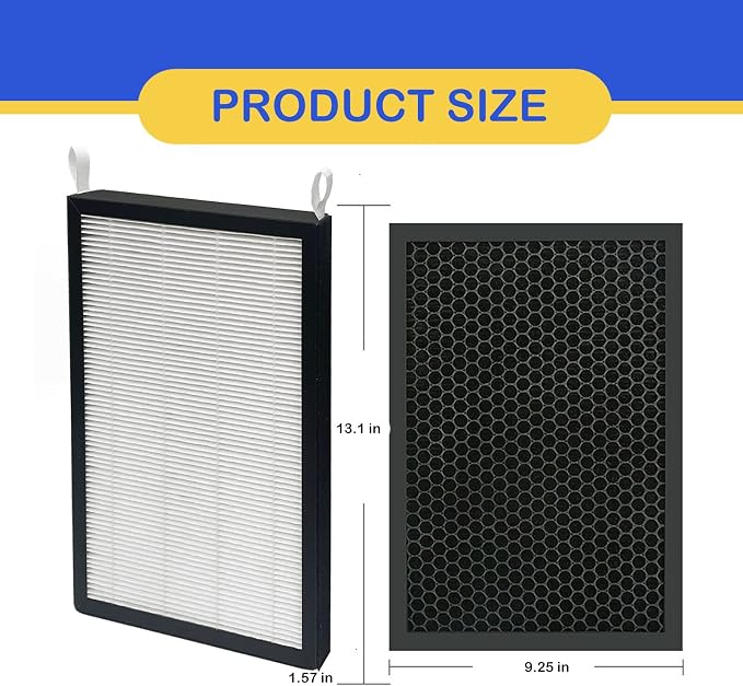 3 Pack True HEPA/Carbon Filters Replacement Compatible - Image 4