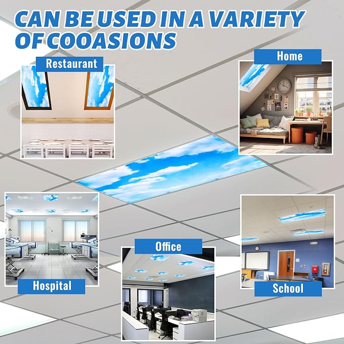 Hortsun 6 Pcs Fluorescent Light Covers - Image 4