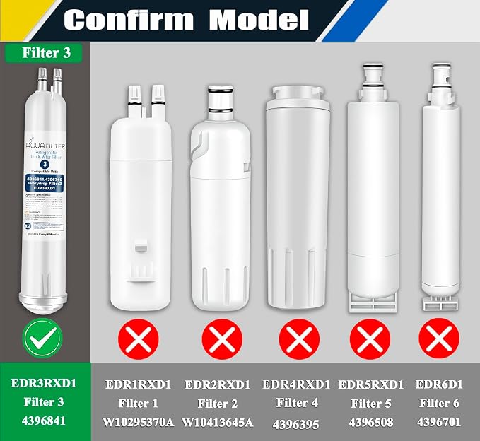 FILTER3 4396841 Refrigerator Water Filter Replacement Compatible - Image 5