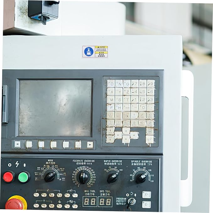 PRETYZOOM Warning Signs Reminder Sticker Filter Cleaning Notice Decal Machinery - Image 9