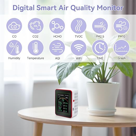 15-in-1 Air Quality Monitor Indoor - Image 3