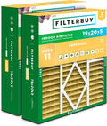 Filterbuy 19x20x5 Air Filter MERV 11 Superior Pet & Allergy Defense, Pleated by Filterbuy