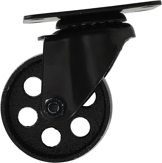 FactorDuty Set of 4 Metal Swivel Plate Caster Wheels - Image 7