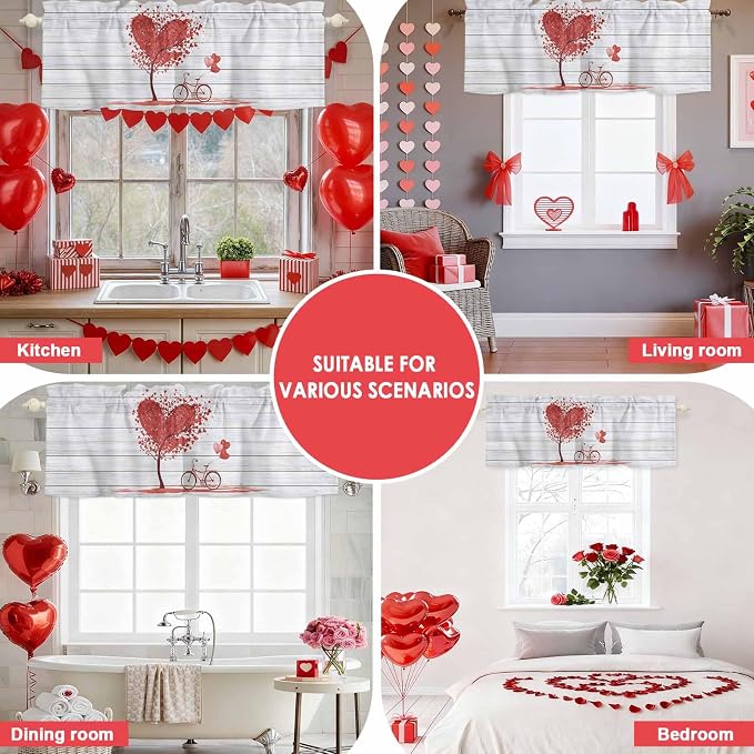 Valentine's Day Valance Curtains - Image 8