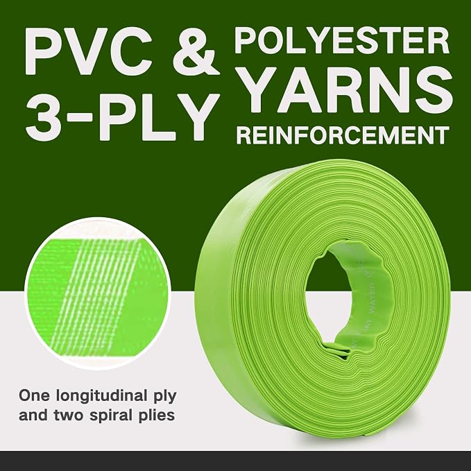 Eastrans 3'' x 50 FT Pool Backwash Hose - Image 3