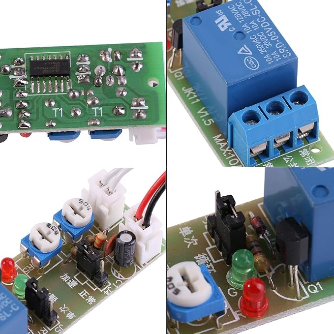 Adjustable Timer Relay Module, DC24V 0-15min, Cycle Delay On/Off Switch - Image 5