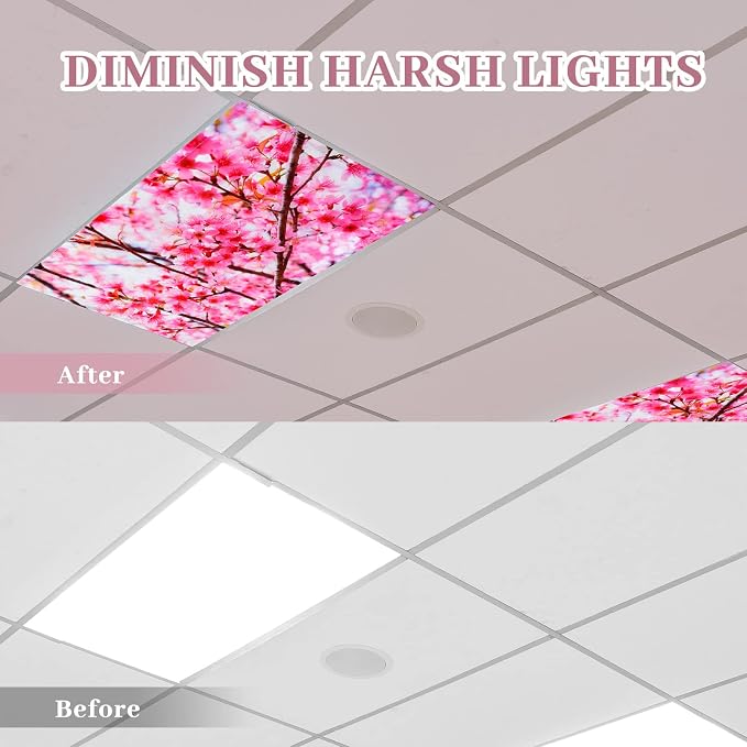 Hortsun 4 Pack 4 x 2 Feet Fluorescent Light Covers, Magnetic Light Filters - Image 4