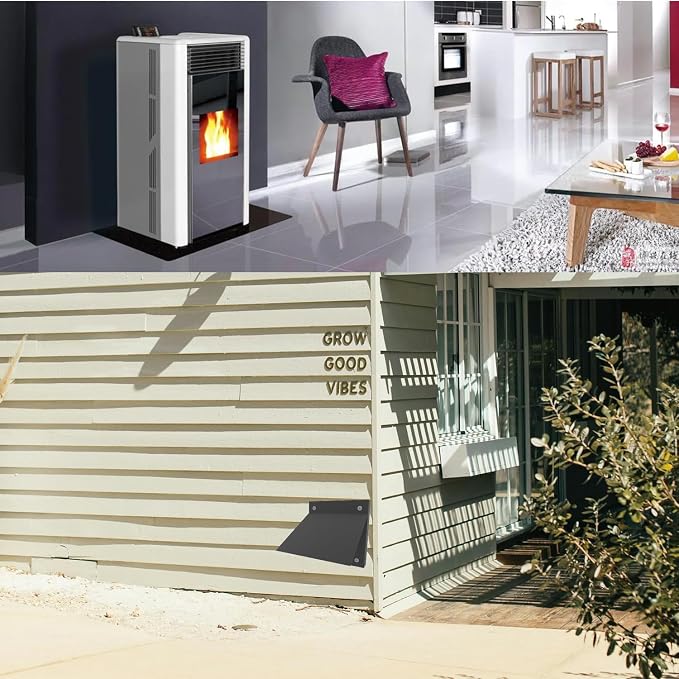Pellet Stove Pipe Kit，Outside Cold Air Set - Image 6