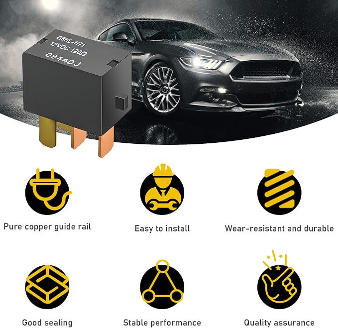 Ohleats 2PCS Car AC Relay, G8HL-H71 AC and Starter Relays Replace 39794-SDA-A03 - Image 6