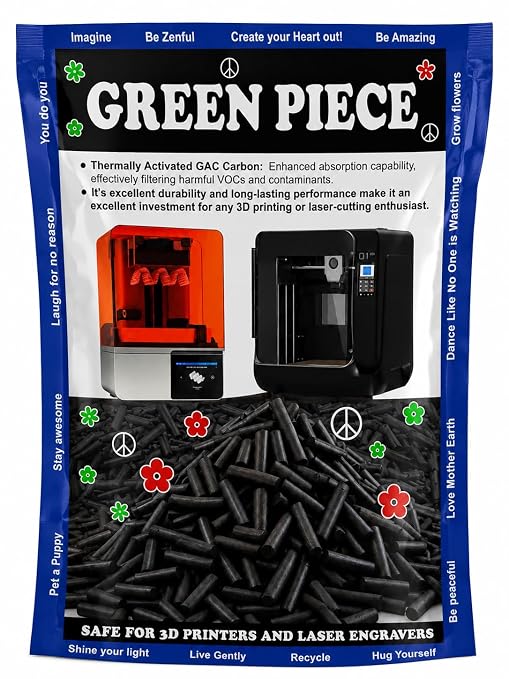Activated Carbon Pellets for 3D Printers & Laser Engravers – Thermally - Image 2