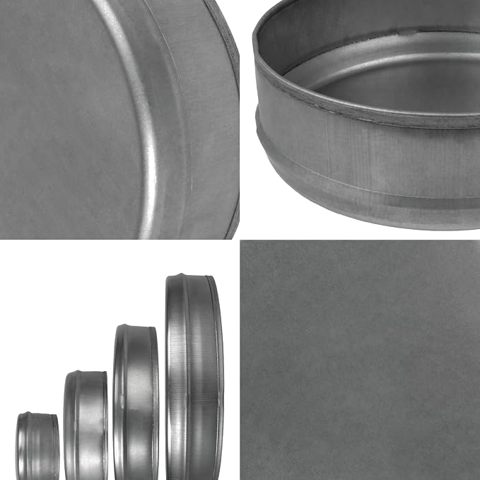 6 Inch Galvanized Steel Dryer Vent Cover Outside – Rust-Free Metal Duct End Cap - Image 7