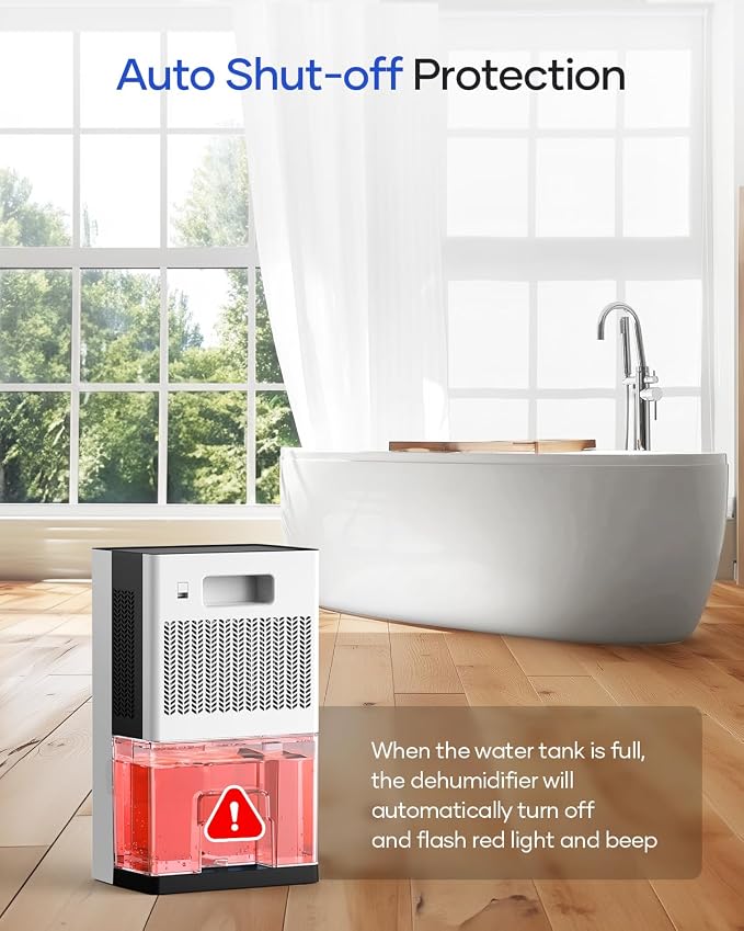 Dehumidifier, 95 OZ Water Tank Dehumidifiers - Image 6
