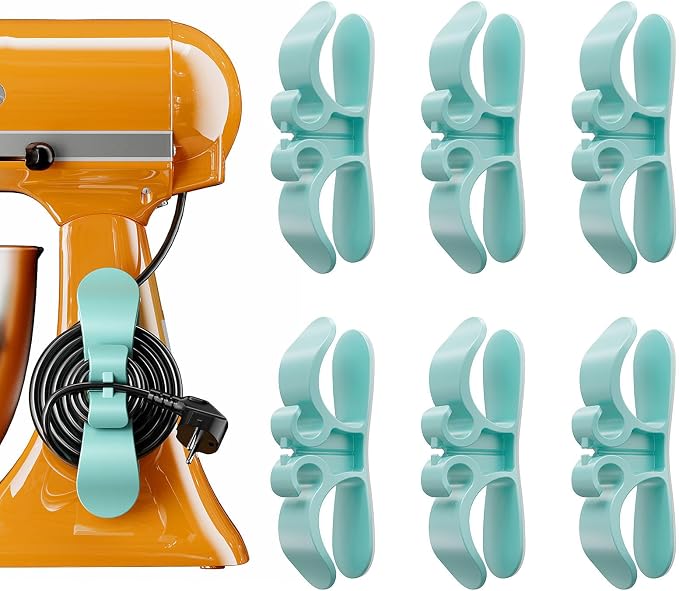 6 PCS Cord Organizer for Appliances, Upgraded Kitchen Appliance Cord Organizer by Searuodio