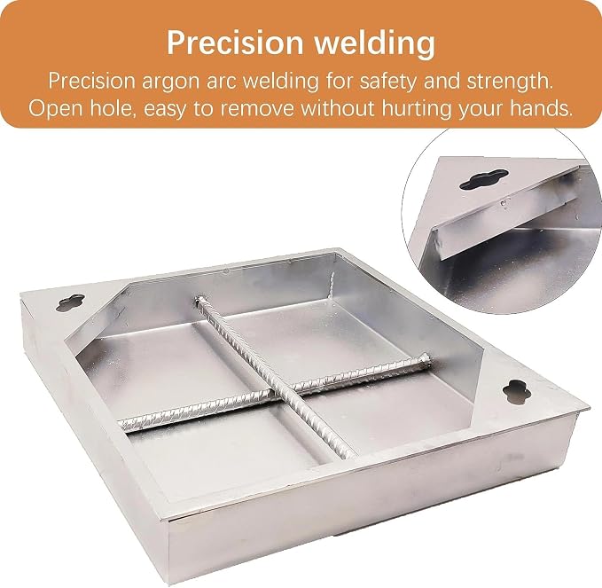 16x16 in Invisible Stainless Steel Manhole Cover and Frame - Image 5