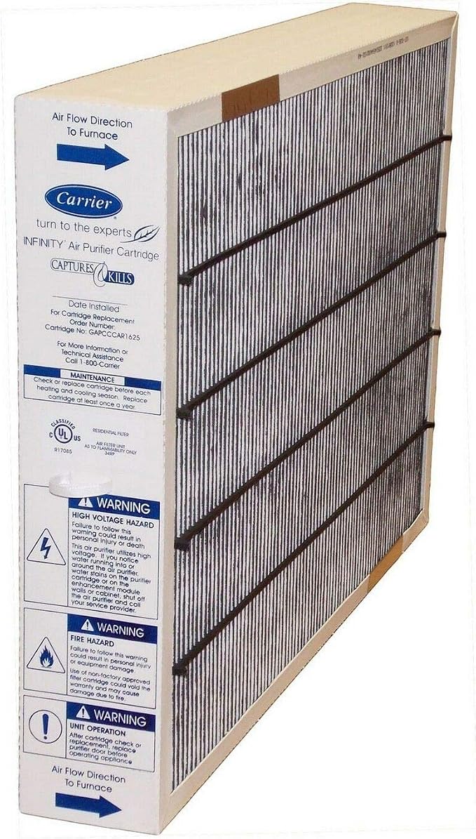 Genuine Carrier Part # GAPCCCAR1625 Size 24 1/2 x 17 1/16 x 3 9/16 MERV 15 by by Carrier