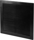 10 x 10 Inch Black Air Vent Cover – Plastic Square Air Vent Grill Cover by VezoWorks