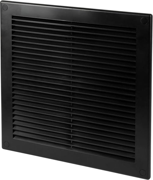 10 x 10 Inch Black Air Vent Cover – Plastic Square Air Vent Grill Cover by VezoWorks