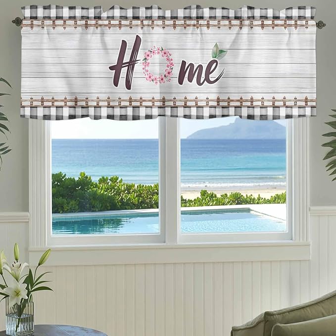 Spring Flowers Curtain Valances - Image 3
