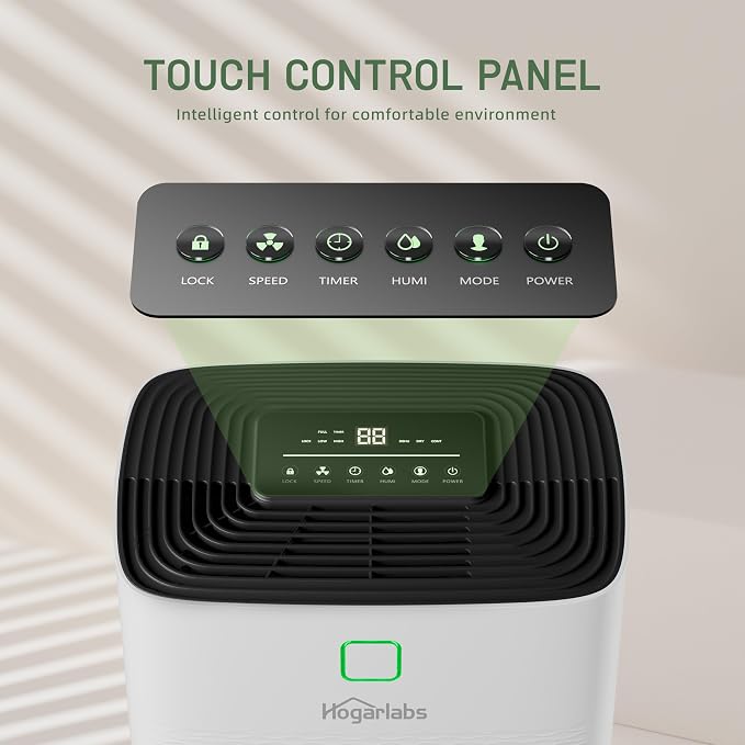 80 Pints Energy Star Dehumidifier Basement Home, Smart Silent Dehumidifier - Image 6