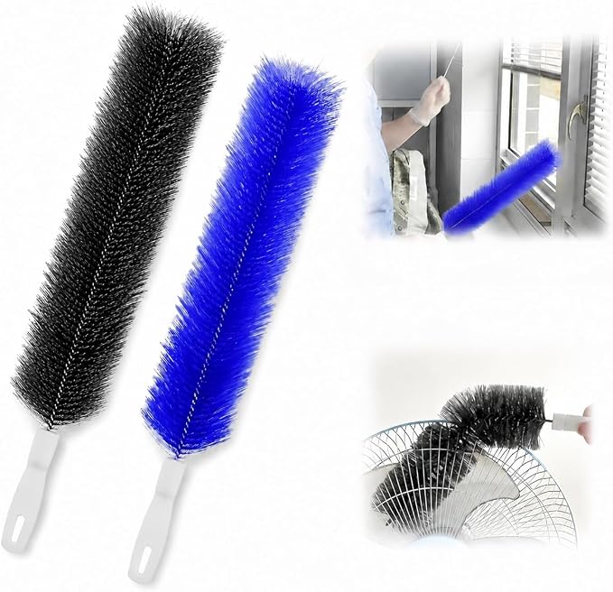Bendable Microfiber Head, Reusable Dust Remover, Fan Cleaner Brush Washable by Unknown