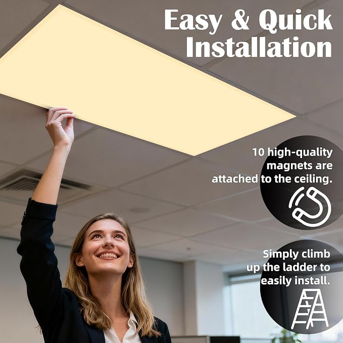 ANGSYLTH 4 Pcs Fluorescent Light Covers - Image 4