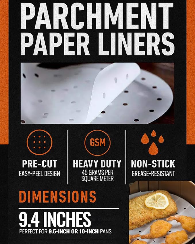 9.4 inch Parchment Paper Rounds - Image 2