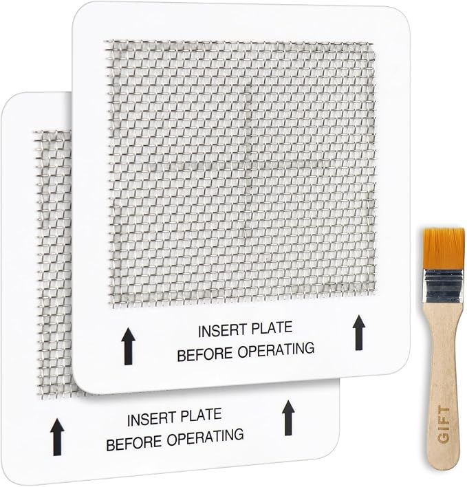 Ceramic Ozone Plates 2 Pack, Perfect 4.5-inch x 4.5-inch Replacement Ozone Plate by WELLTINO