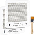 Ceramic Ozone Plates 2 Pack, Perfect 4.5-inch x 4.5-inch Replacement Ozone Plate by WELLTINO