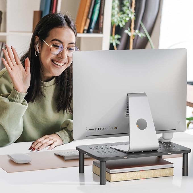 WALI Computer Monitor Stand for Desk, Adjustable Laptop Riser, Desk Monitor - Image 8