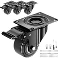 2 Inch Caster Wheels, Casters Set of 4 Heavy Duty by WOZESEIK