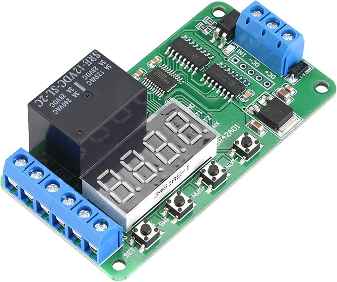 DR42A01 Channel Multifunctional DPDT Delay Timer Relay Control Module - Image 5