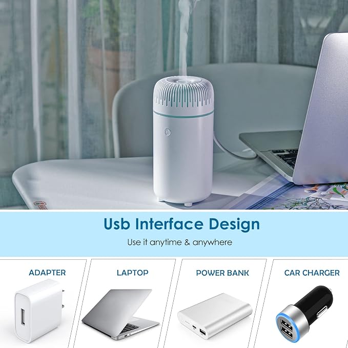 Car Diffuser Humidifier USB Aromatherapy Essential Oil Air Freshener USB Cool - Image 4