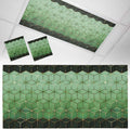 2x4 ft Fluorescent Light Cover for Ceiling Abstract Green Gradient Diamond by Unknown