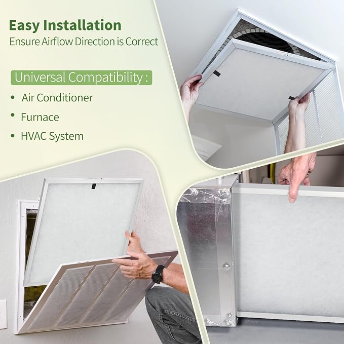 20x20x1 Reusable Air Filter MERV 8 Washable Furnace & AC Filter - Image 7
