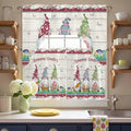 Swag Valance Curtains, Happy Easter Gnomes by Chees+D+Zone
