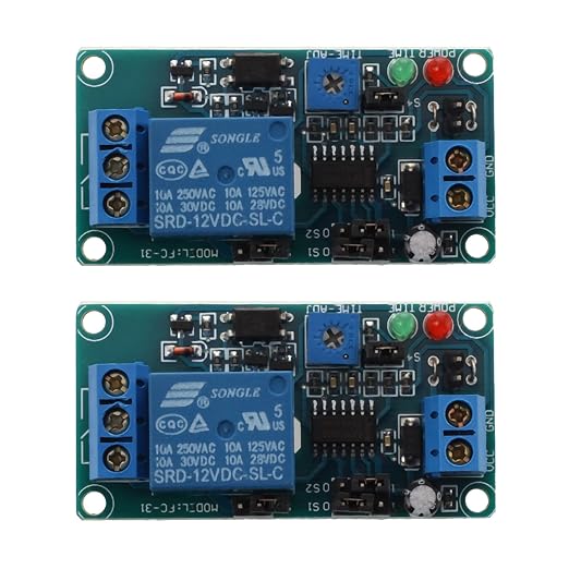 2X SRD-12VDC-SL-C NC with 12V DC Timing Control by Unknown