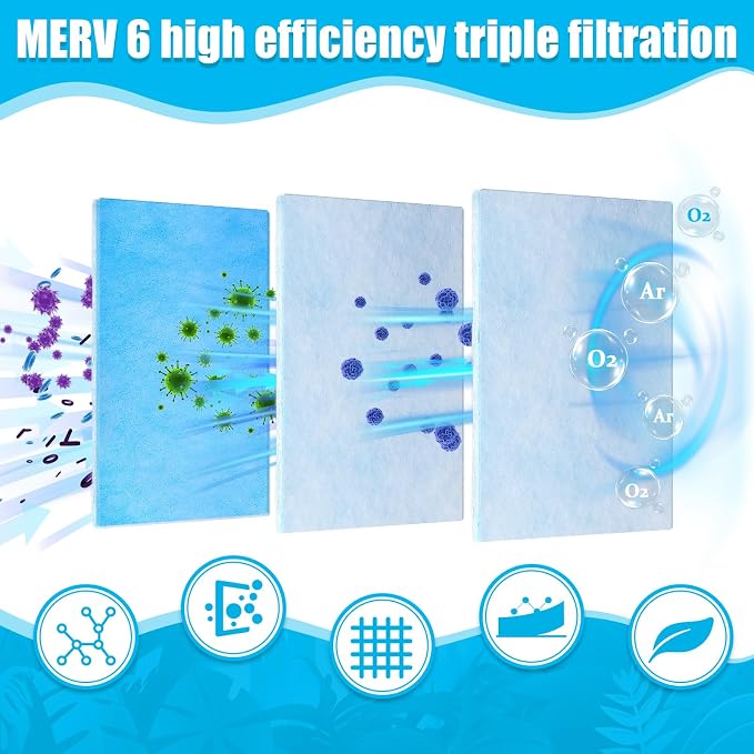 Frienda 12 x 91 Inch Merv 6 Reusable Air Vent Filter Cut to Size Electrostatic - Image 3