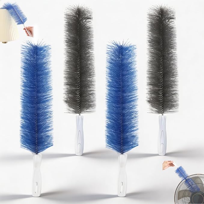 Bendable Microfiber Duster, Reusable Dust Remover, 2027 New Fan Cleaning Brush by Unknown