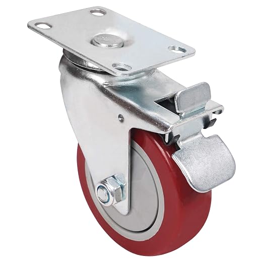 Sound Town 4 Pack 4” Swivel Caster Wheels - Image 3