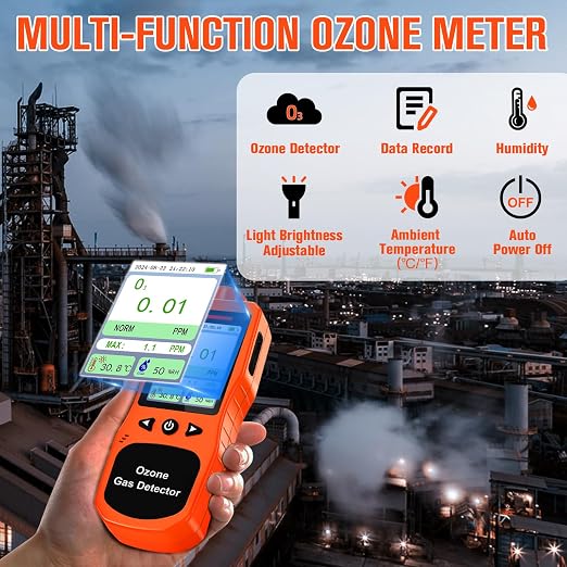 Portable Ozone Detector, 0-20 PPM Ozone Gas Monitor - Image 9