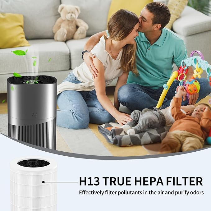 KJ402F True HEPA Air Filter Replacement Compatible - Image 7