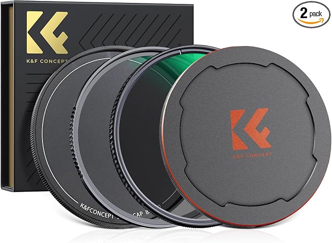 K&F CONCEPT 62mm Circular Polarizers Filter & MC UV Protection Filter Kit by KFCONCEPT