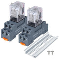 2PCS Electromagnetic Power Relay, 8-Pin 10A 12 DC Relay Coil by VAMRONE