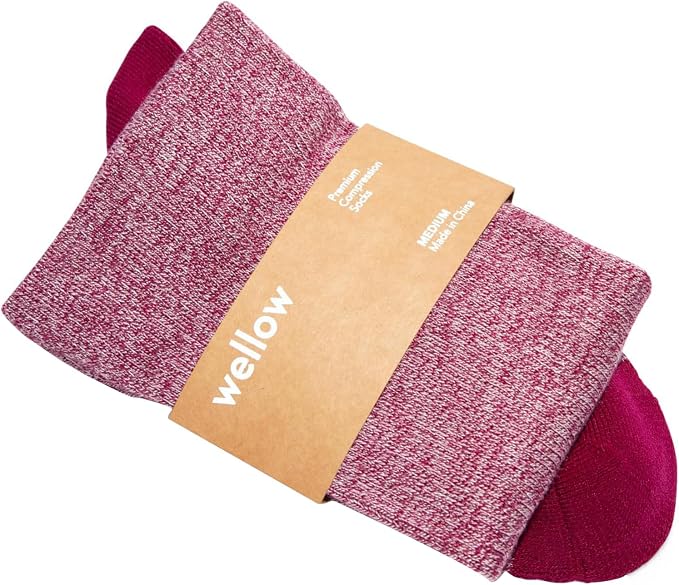 Wellow Wide Calf Compression Socks by WellowCompressionSocks