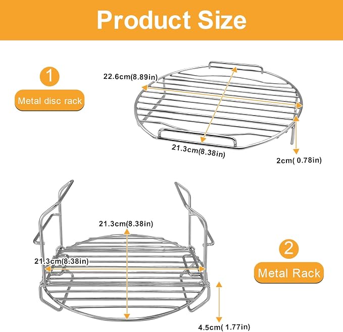 Air Fryer Replacement Parts for Ninja Foodi FD401 12 IN 1 OS401 10 IN 1 8 Quart - Image 2