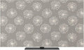 Abstract Dandelion on Grey Indoor TV Cover, Elastic TV Screen Protector Vintage by Unknown