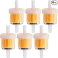 6PCS 1/4 Inch Gas Inline Fuel Filters, by MEAJOO