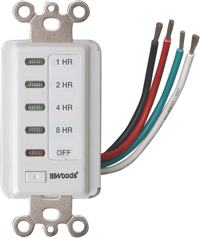 Southwire Woods In-Wall 8-Hour Digital Countdown Timer by Woods