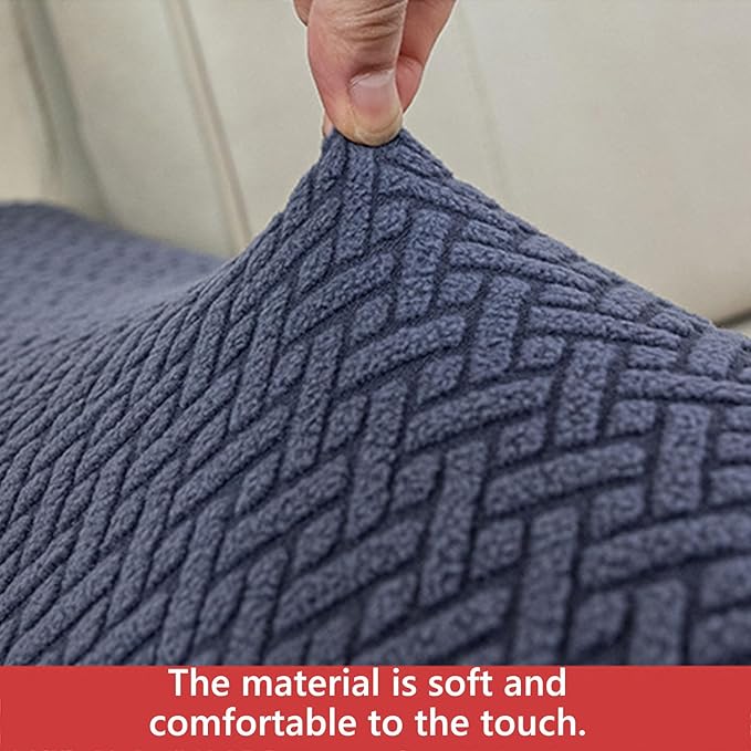 Soothing Home Sofa Covers, Sofa Hero Covers, Wear-Resistant Universal Couch Covers Washable Stretch Sectional Couch Cushion Covers (Coffee,Arm Rest Covers 2pcs)
